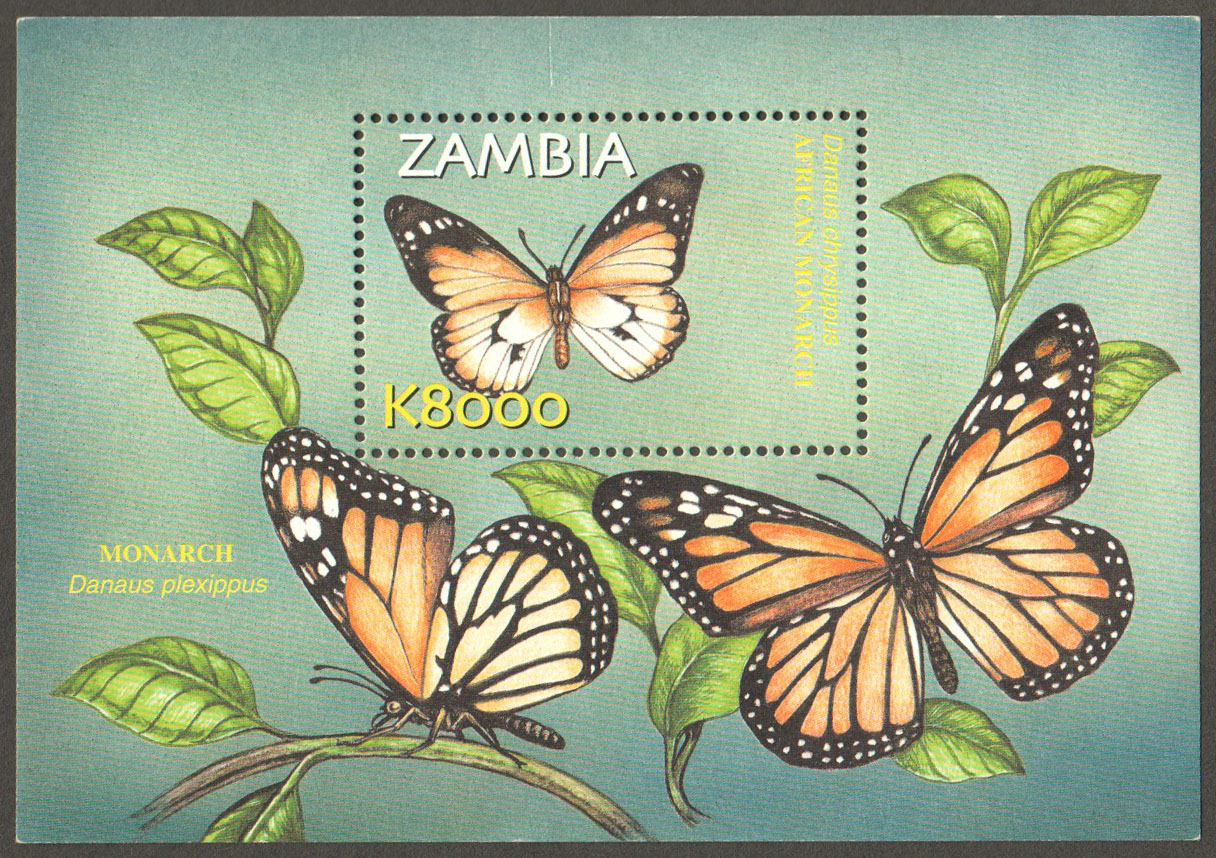 Zambia Scott 993 MNH S/S (A12-15) - Click Image to Close